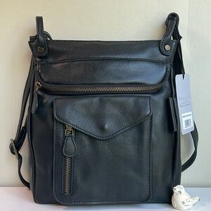 Assots London KEW Genuine Leather Crossbody Bag New With Tag 🏷️